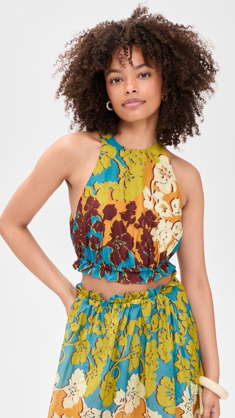 Alemais Splice Crop Top